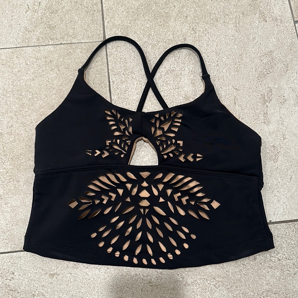 Blue life fit sports bra